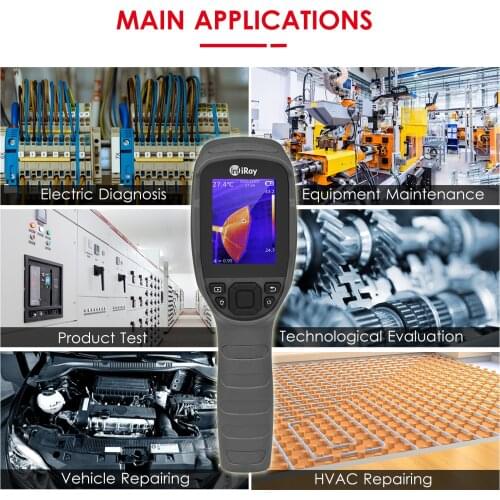 Digital Infrared Thermal Imager Handheld IR Thermal Imaging Camera -20~550℃ HVAC Vehicle Electrical Equipment Test Maintenance