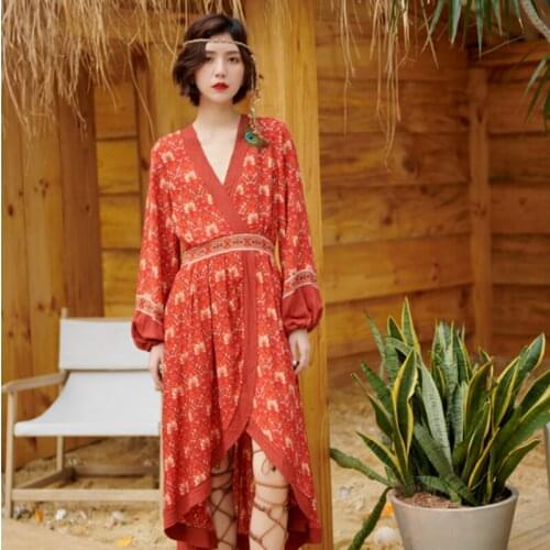 EASTQUEEN Long Sleeve Summer Dresses