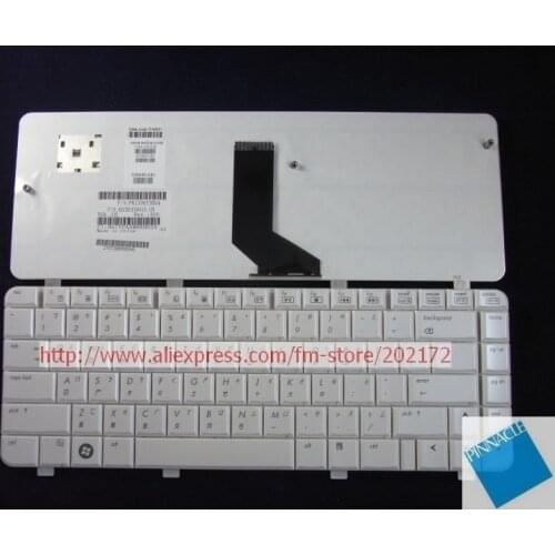 Brand New White Laptop Notebook Keyboard 530645-AB1 531862-AB1 PK1306T3B04 For HP Pavilion DV3 series(Taiwan)100% compatiable us