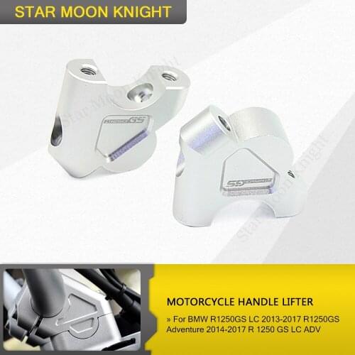 Motorcycle Handle Bar Clamp Raised Extend Handlebar Mount Riser For BMW R1250GS R 1250 GS LC ADV 2013 2015 2016 2017