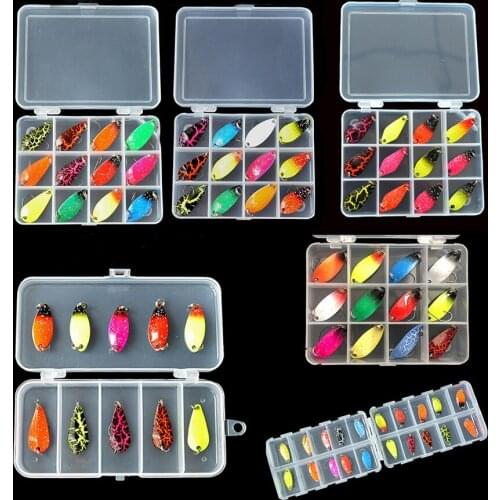 6 Styles Fishing Lures Set Mixed Wobblers Plier Grip Spoon Hooks Soft Lure Kit In Box Artificial Bait Fishing Hook Pesca H17