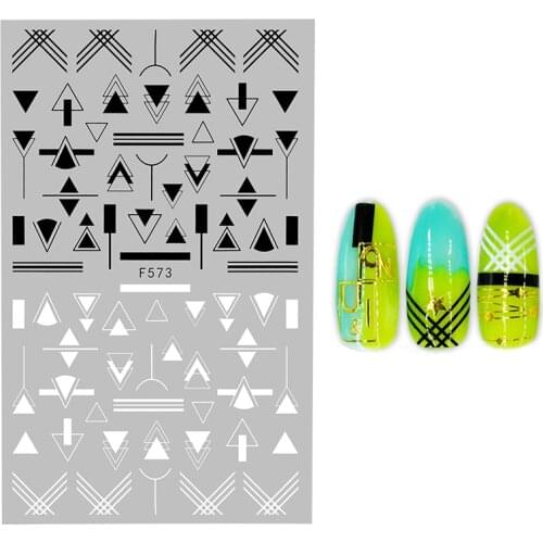 2020 New Fashion 3D Nail Sticker Santa Claus Slider Christmas Nail Sticker Tree Decal DIY Manicure Accessory Foil