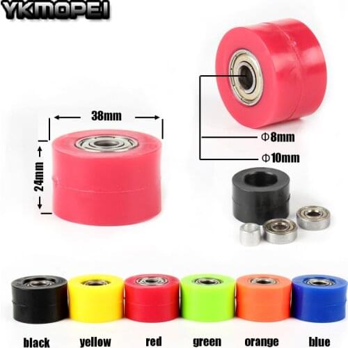 New Pit Pro Pit Dirt Bike Motorcycle Motorbike 8mm or 10mm Chain Roller Tensioner Pulley wheel guide for 125 XR CRF 50 KLX110