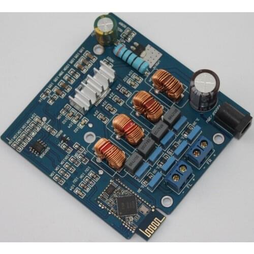 TPA3116 Bluetooth Digital Power Amplifier Board (red and Gray Magnetic Ring Version) Class D 2 * 50W DC24V 3A Amplifier Board
