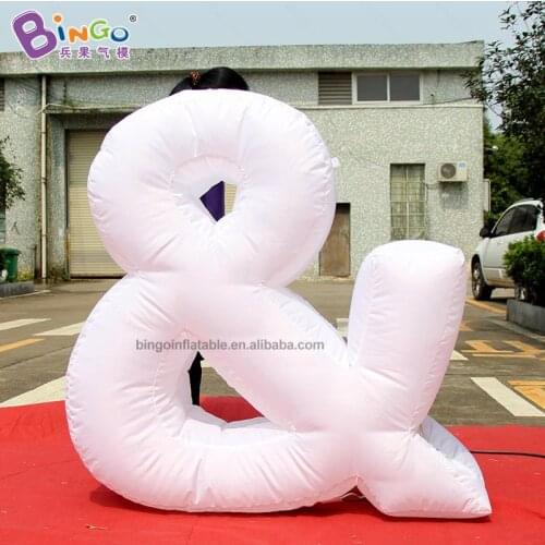 Customized 1.2m height big inflatable & model / inflatable led symbol / inflatable symbol toys