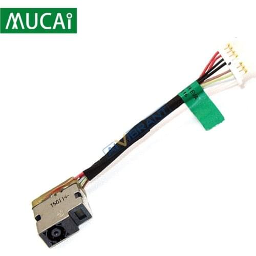 DC Power Jack with cable For HP TPN-W117 TPN-W118 TPN-C131 15-BR laptop DC-IN Flex Cable