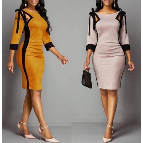 Rebicoo Office Summer Dresses
