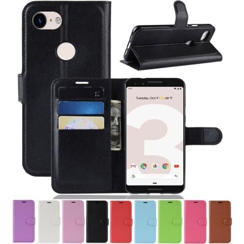 For Google Pixel 3 3A Case Luxury PU Leather Back Cover Case For Google Pixel 3 XL 3A XL Case Flip Protective Phone Cover Bag