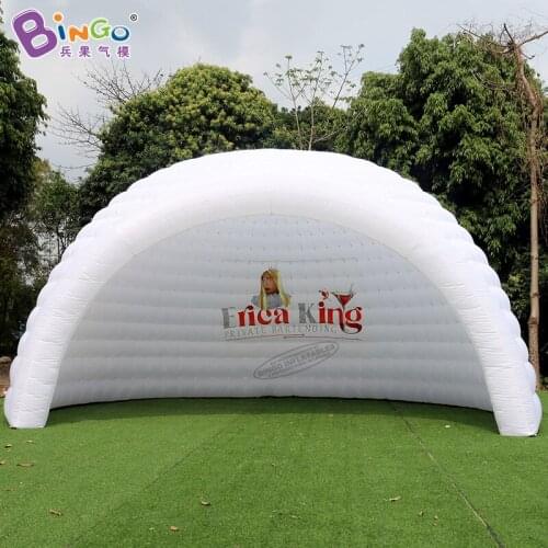 Custom Built 6x5.2x3.7 Meters Party Supplies Inflatable Dome Tent with LED Lights Toy BG-T0342