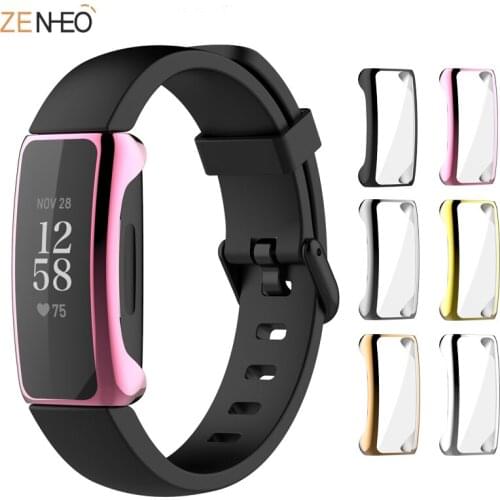 PC Screen Protective Case For Fitbit Inspire 2 Smart Watch Shockproof Anti-scratch Cover Shell For Inspire2 Accessories