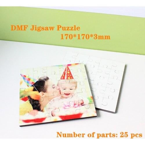 10sheets/lot Sublimation Blank Rectangle Puzzle Photo DIY Craft Jigsaw Puzzle MDF Wood material Heat Press Transfer Printing