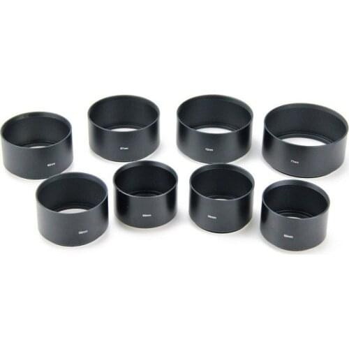 10pcs 37mm 39mm 40.5mm 43mm 46mm 82mm long Metal LENS HOOD for canon nikon pentax sony olympus