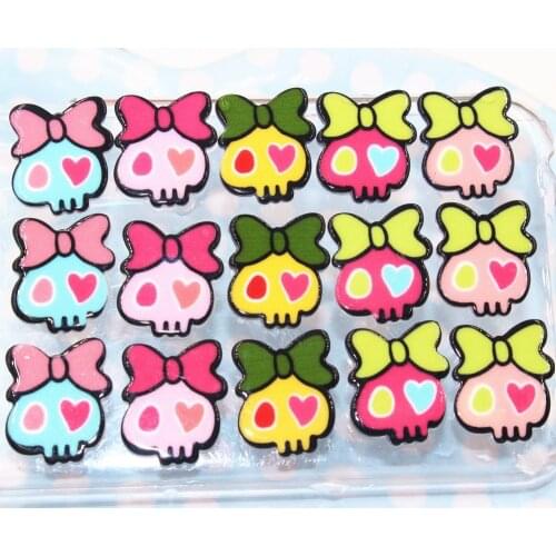 10pcs/lot flat back resin ghost DIY resin cabochons accessories about17*20mm