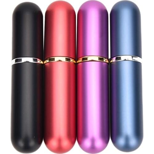 5ml Perfume Bottle Refillable Mini Perfume Spray Bottle Aluminum Spray Atomizer Portable Travel Cosmetic Container