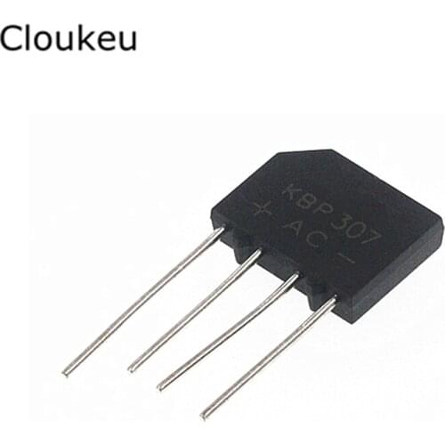 5Pcs KBP307 ZIP4 3A 1000V