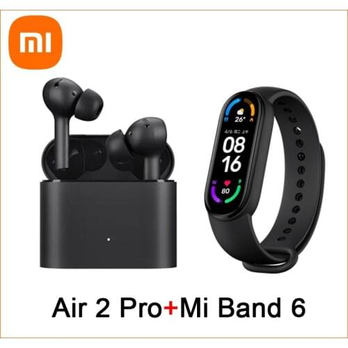 Xiaomi Mi Band 6 + Xiaomi Bluetooth Earphone Air 2 Pro
