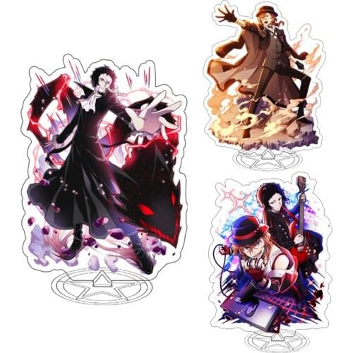 Bungou Stray Dogs Atsushi Nakajima Dazai Chuya Ryunosuke Acrylic Stand Figure Desktop Decoration Collection Model Toy Gifts