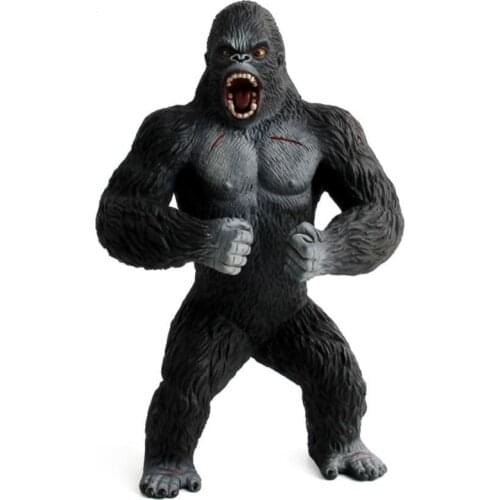 KingKong Gorilla Monkey Animal Toys Godzilla VS King Kong Figure Figurine Modle Doll Movie Toy Chimpanzee Figma Sculpture Gift