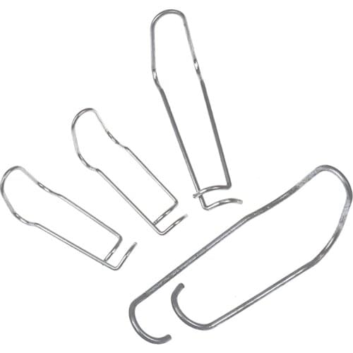 Pipe support fixing clamp Connector Steel Pressing spring Wire clip buckle for garden Greenhouse building Hardware 4Size