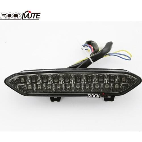 Motorcycle Integrated LED Rear Tail Light Brake Turn Signal Blinker Lamp Smoked For Yamaha YZF-R1 YZF R1 YZFR1 2002-2003