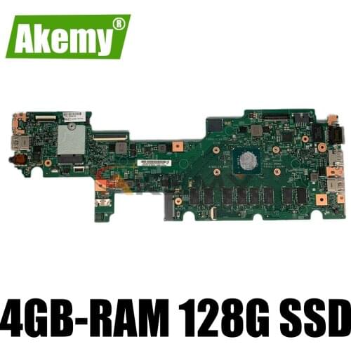 For Lenovo Thinkpad Yoga 11E 5th Gen Laptop motherboard 448.0DA06.0011 17833-1 With N4100 4GB-RAM 128G SSD 100% fully tested