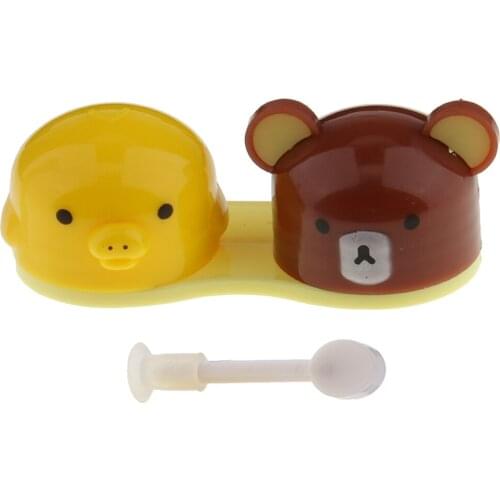 Cute Contact Lens Box Travel Lenses Soaking Case Storage Container Holder