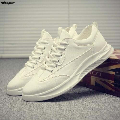 Mens Shoes Summer New White Shoes Mens Korean Version Of the Trend Of Casual Shoes Students Increase Shoes Mens Trendy Shoes