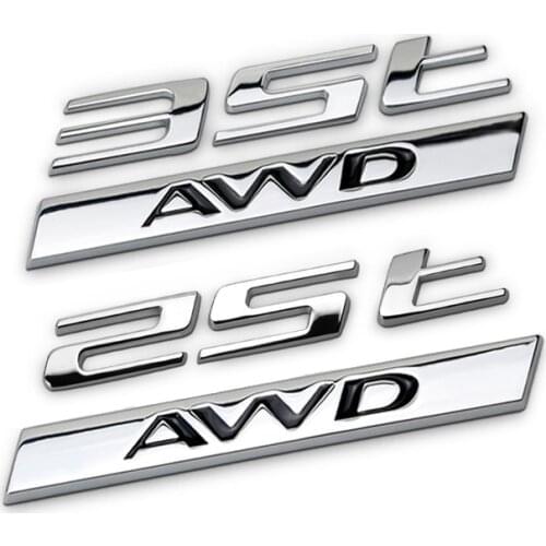 Car Rear Fender Sticker For Jaguar XF XJ X TYPE F PACE 25t 35t AWD for Nissan Silvia S13 S14 S15 S Chrome Emblem Decoration