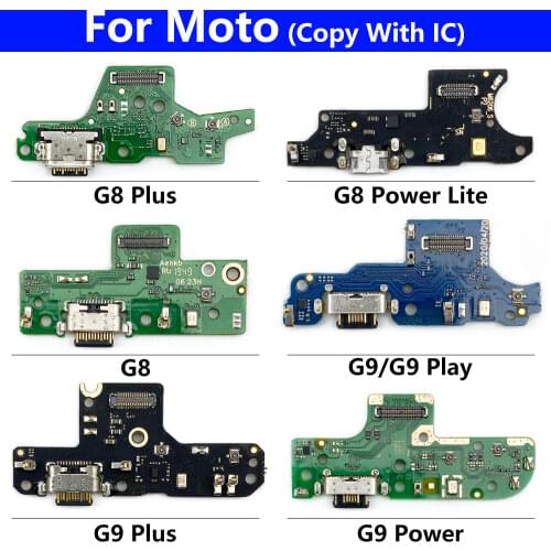 New Charger Board PCB Flex For Moto G4 G5 G6 G8 Play G7 Power G8 Plus G8 Power Lite One Power USB Port Dock Charging Flex Cable