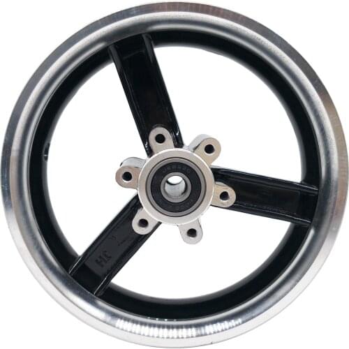 New Scooter Wheel with Brake Suitable for Pneumatic Tires and Inflatable-Free Solid Tires 10 x 2/2.125/2.50