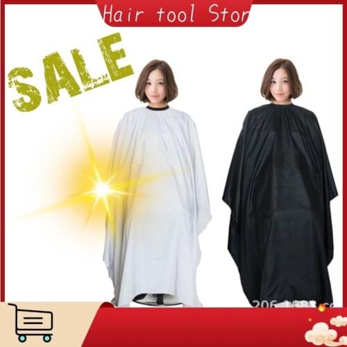 Salon de coiffure Cape coupe de cheveux robe de barbier tablier de coiffure fournitures de coiffure noir blanc outil de coiffure