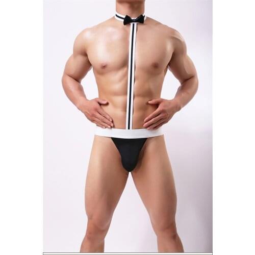 Sexy lingerie bodysuit hot sexy underwear intimate porno teddies Bow tie costumes cosplay fun Uniform temptation sleepwear