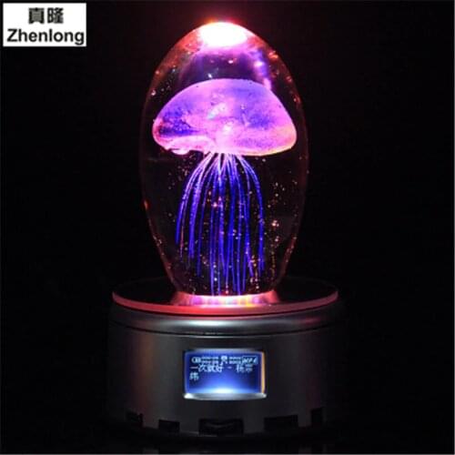Glass Jellyfish Lamp Pokemon Lamp 3d Light Box Night Light with Music Pokemon 3d Ball Digimon Lamp Light Soft Article Lamp Color