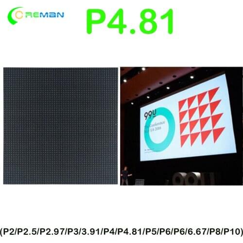 Led Screen Module Led Display Board Panel p4.81 indoor 250x250mm Full Color p2.97 p3.91 p4.81 led panel 250*250mm