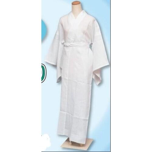 Japanese underwear 130cm Kimono shirt Women Undershirt Cotton Yukata white