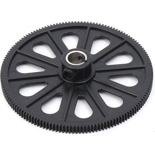 ALZRC -500 Helicopter Parts Devil 500 Pro 145T M0.6 Autorotation Tail Drive Gear - Black fit Trex 500 Pro\500 D50P025