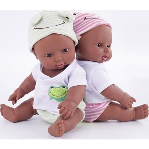 30cm Newborn Baby Simulation Doll Soft Children Reborn Doll Toy Boy Girl Emulated Doll Kids Birthday Gift Kindergarten Props
