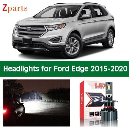 Car Bulbs For Ford Edge 2015 - 2020 LED Headlight Headlamp Low High Beam Canbus Auto Lights 12V Cars Lighting Accessories
