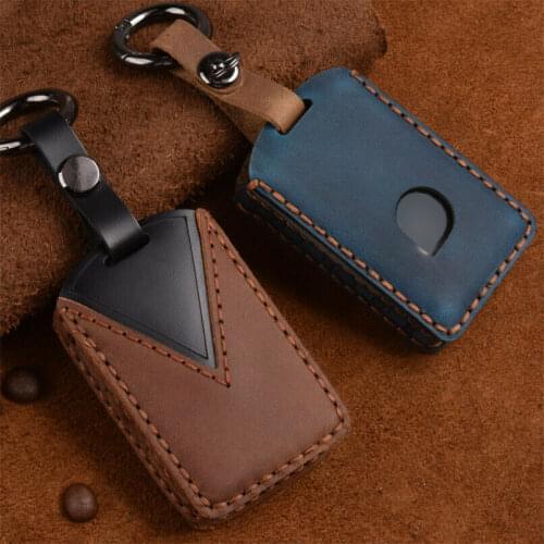 Genuine Leather Key Fob Keyless Key Cover Case For Volvo XC90 XC60 XC40 S60 S90 S80 S90 V90 C30 V70 V90 XC70