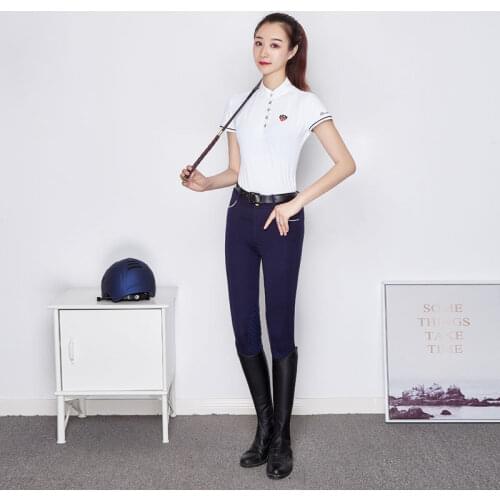 Professional Equestrian Breeches Riding Pants Non-slip Wearable Thin Section Silica Gel Adult Child Riding Equipment Men Women