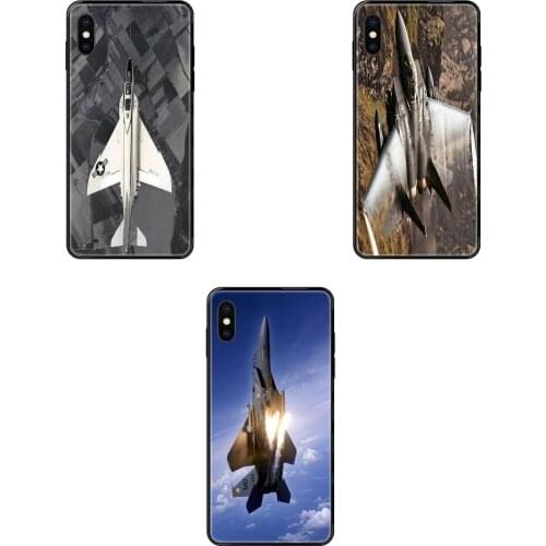 Fixed Wing Aircraft Black Soft TPU Case Coque Cover For Huawei Honor 20 20I 20S 10 10I 6A 7A 7X 8C 8X 9 9A 9I 9X Lite Pro