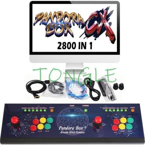 2021 New Pandora Box CX 2800 in 1 Console Arcade Machine Can Add Extra Game Have 3P 4P Game 3D Can Save Game High Score Record