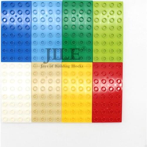 Big Building Blocks Bricks Duploed Base Plate 4x8 4672 DIY Creative Large Particles Accessories Science and Technology Kids Toys