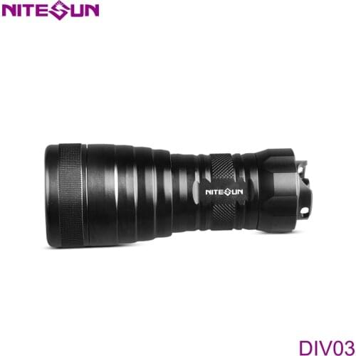 NITESUN DIV03 Diving Light Max 800 lumens underwater 200m waterproof Handheld Diving Flashlight Torch by 3*AA batteries