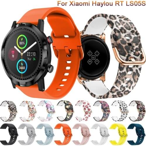 New Soft silicone 22mm Watchbands strap For Xiaomi Haylou RT LS05S Smart Wristband sport Bracelet For Xiaomi Haylou LS05S Correa