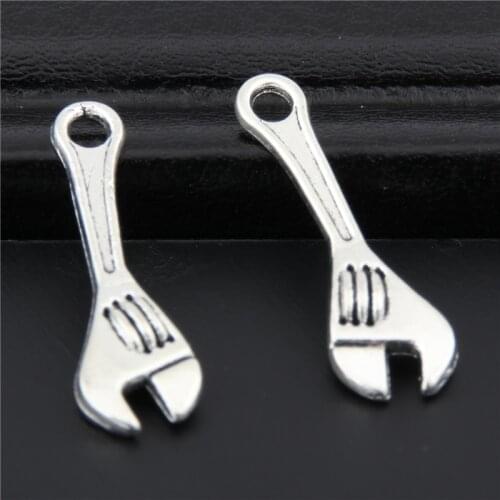 20pcs Alloy Tool Charms Wrench Shape Charms For Worker A2897