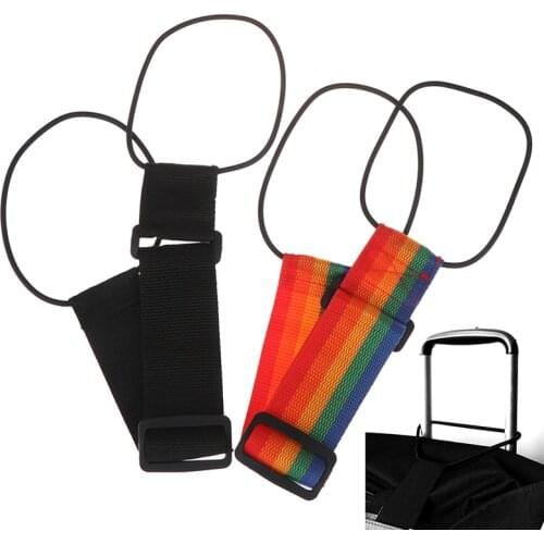 1 Pcs Add A Bag Strap Travel Luggage Suitcase Adjustable Belt Straps Color Random Baggage Belts