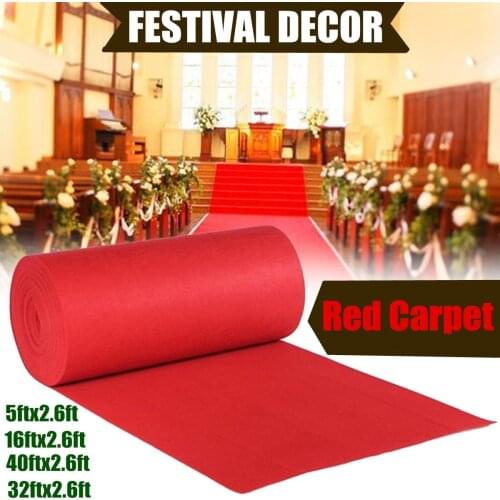 1.5/5/10/12m Outdoor Red Carpet Mats Aisle Wedding Banquet Film Festivals Parties Celebrations Awards Events Decoration Carpet