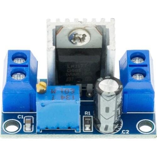 10PCS LM317 Adjustable Voltage Regulator Power Supply LM317 DC-DC Converter Buck Step Down Circuit Board Module Linear Regulator