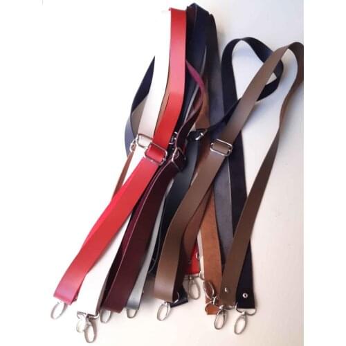 120x2.5 cm, single layer faux leather handle bag